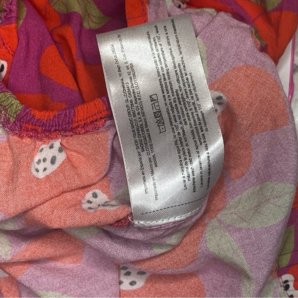 Floral Red Women's Pantsuit - Picture 4 of 8